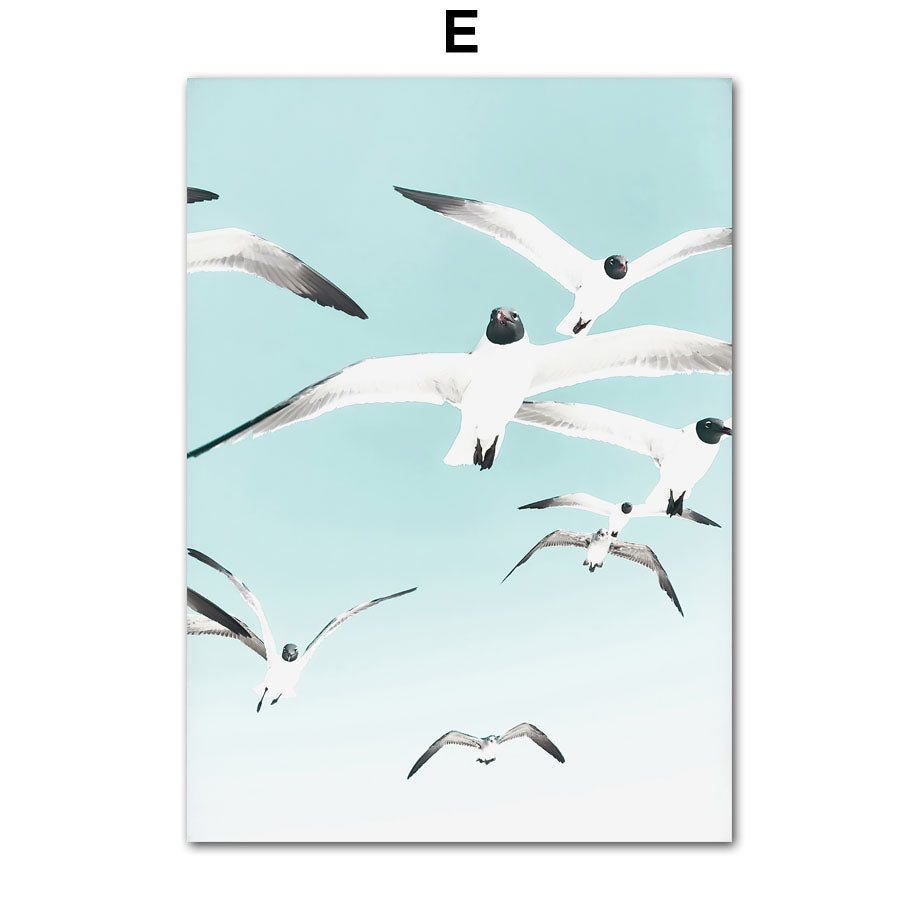 Canvas Core Spray-painted Wall Art Frameless Painting Scandinavian 