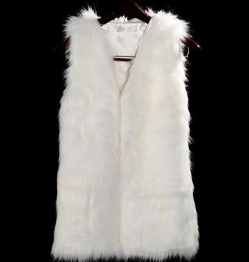 Faux Fox Fur Vest Women's Warm Vest Vest Strattosolve Inc.