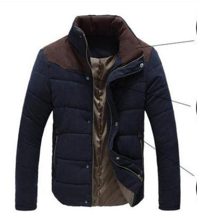 Warm Causal Parkas Male Outerwear Windbreak Jackets Coats Strattosolve Incorprate