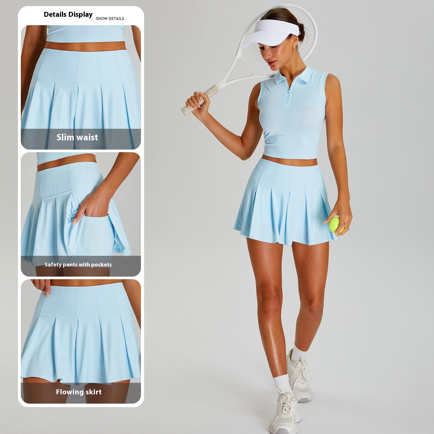 Women's Outdoor Sports UV Protection Tennis Suit