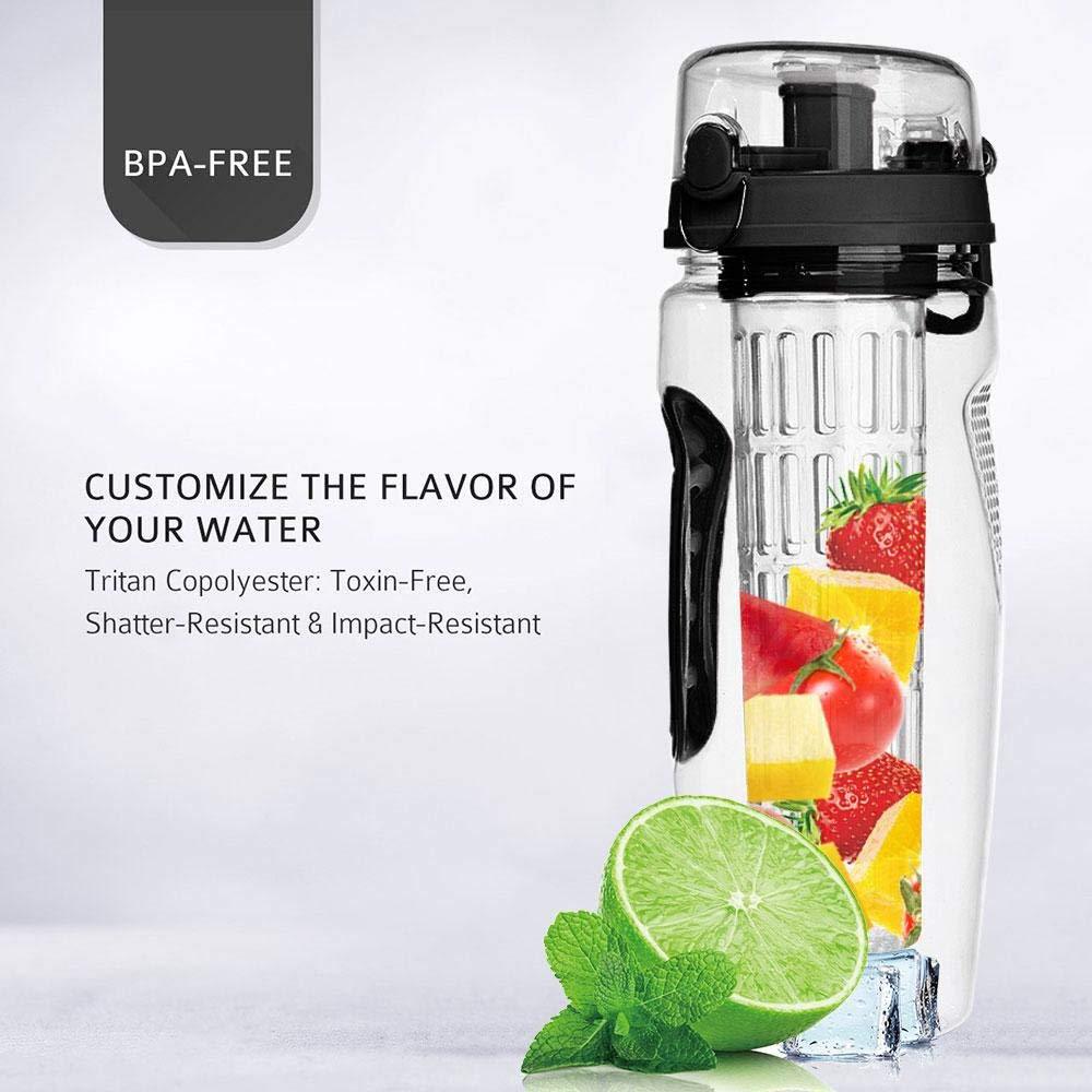 32Oz Fruit Infusing Infuser Water Bottle Water Fruit Bottle BPA 