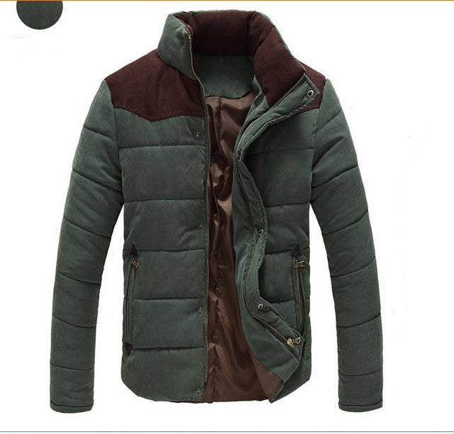 Warm Causal Parkas Male Outerwear Windbreak Jackets Coats Strattosolve Incorprate