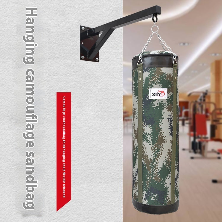 Canvas Hanging Boxing Sandbag Training Equipment Strattosolve Inc.