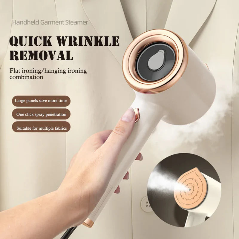 Mini Portable Handheld Garment Steamer Fabric Steam Iron For Clothes Travel Home Appliances Vertical US Plug Ironing Machine Strattosolve Incorprate